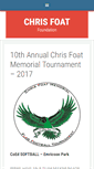 Mobile Screenshot of chrisfoatfoundation.org